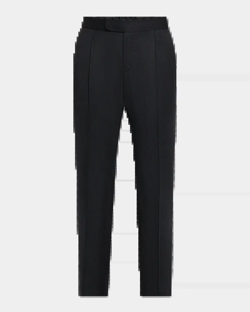 Brioni Men's Melbourne Wool Trousers | Thumbnail 2