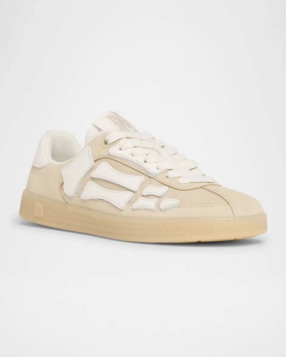 AMIRI Pacific Bones Mixed Leather Sneakers | Thumbnail 2 AMIRI Pacific Bones Mixed Leather Sneakers | Thumbnail 2