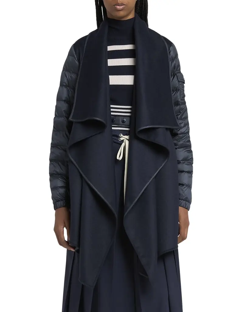Moncler Wool-Blend Cape | Image 1 Moncler Wool-Blend Cape | Image 1