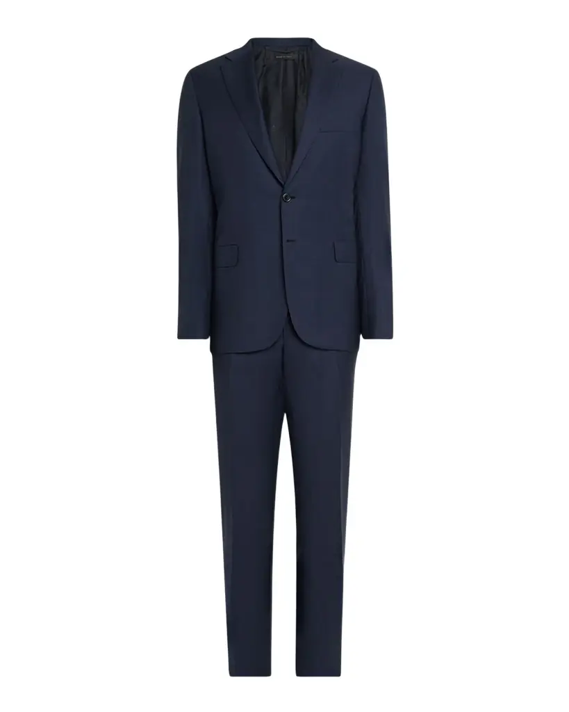 Men's Wool Tonal Prince of Wales Two-Piece Suit Men's Wool Tonal Prince of Wales Two-Piece Suit