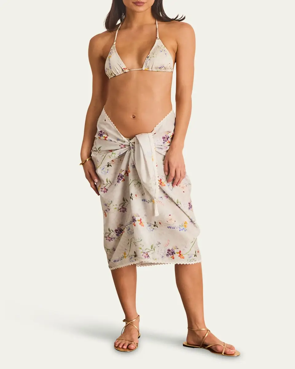 Aqua Blu Australia Linen Pareo Coverup | Thumbnail 5