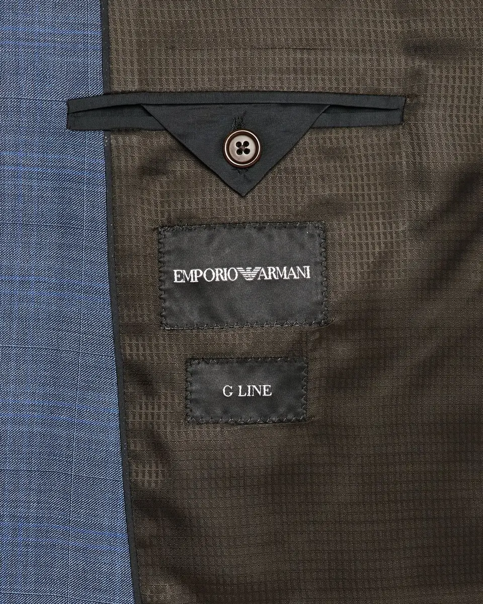 Emporio Armani Men's Subtle Grid Check Suit | Thumbnail 6