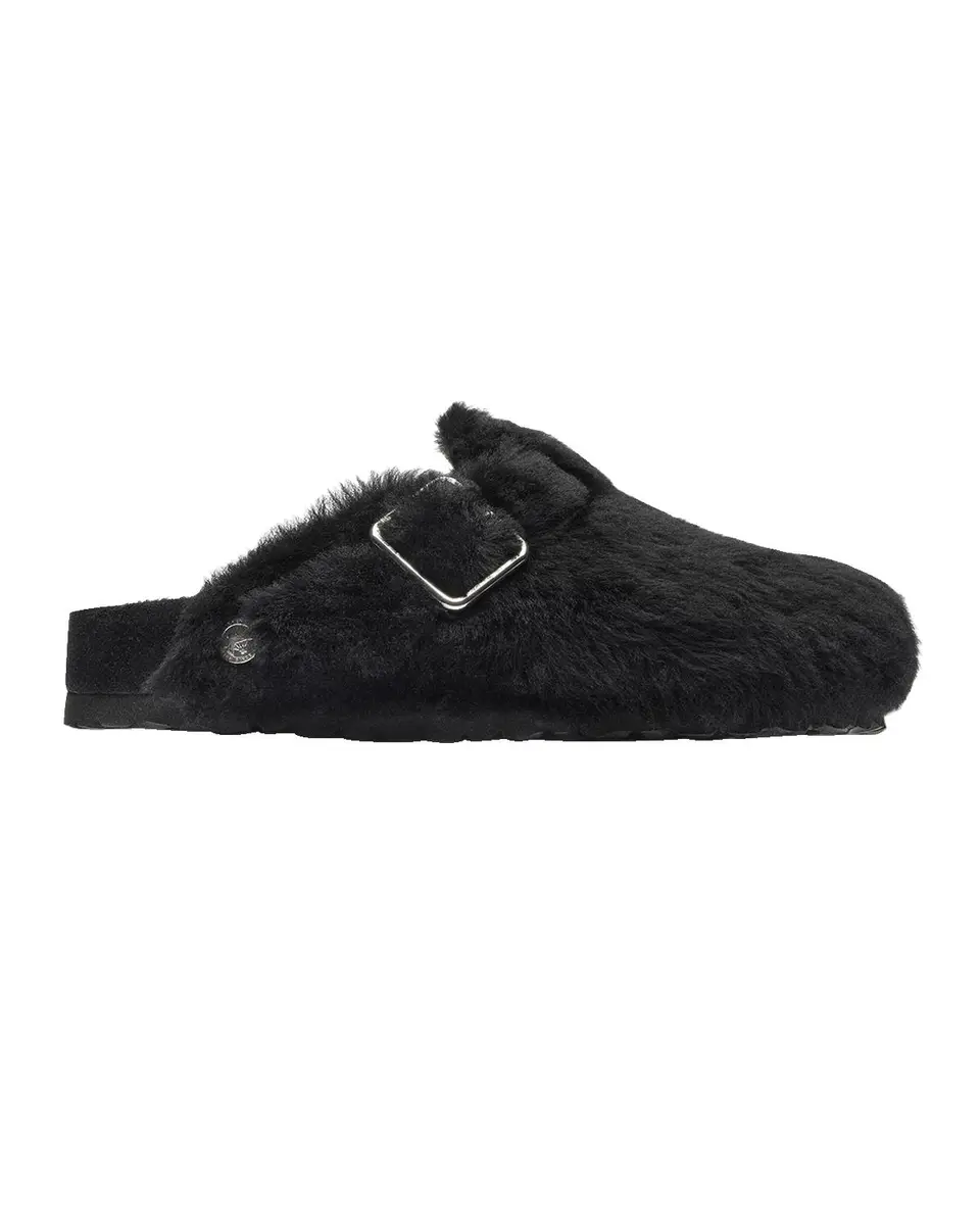 1774 Birkenstock Boston Teddy Shearling Fur Buckle Mules | Thumbnail 3 1774 Birkenstock Boston Teddy Shearling Fur Buckle Mules | Thumbnail 3