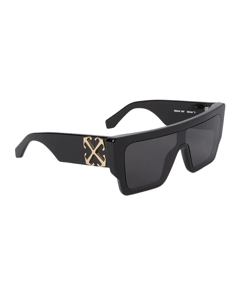 Off-White Men's Marion Acetate Shield Sunglasses | Image 1 Off-White Men's Marion Acetate Shield Sunglasses | Image 1
