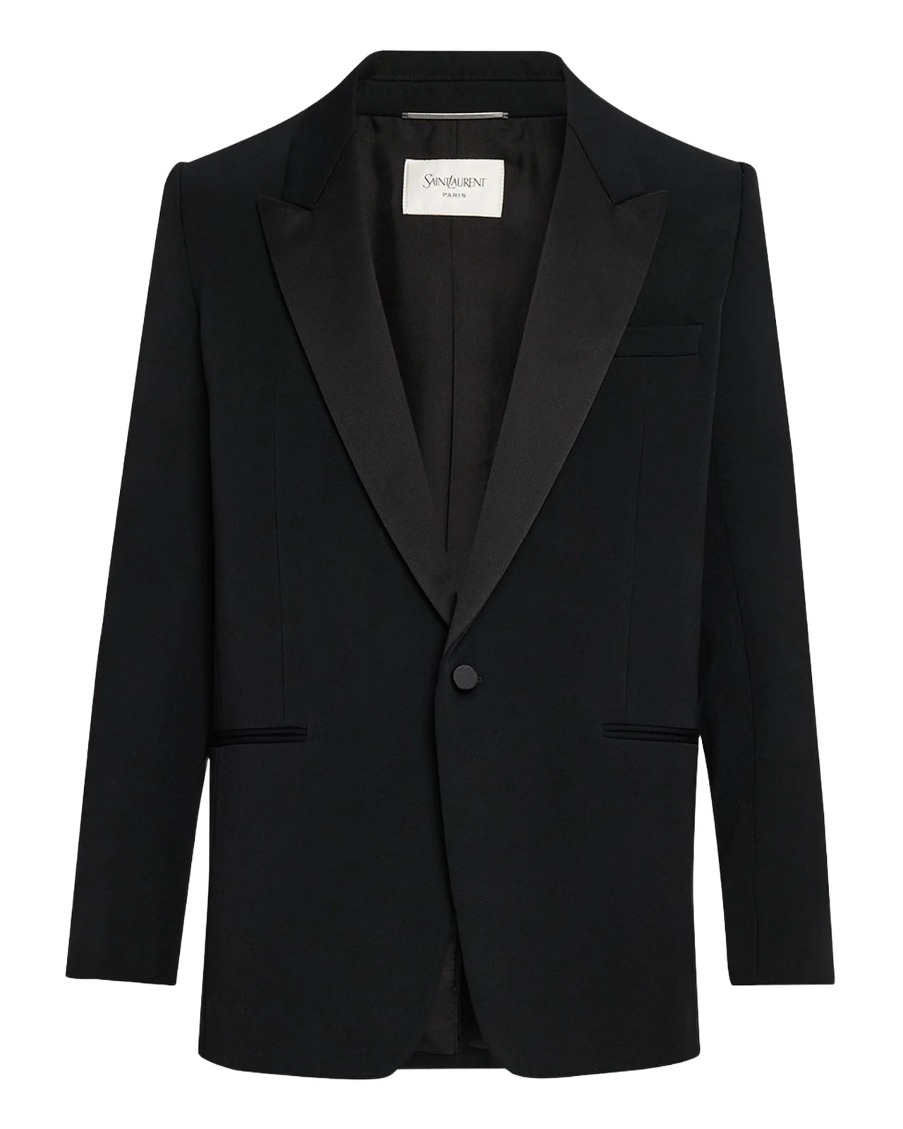Saint Laurent Men's Peak-Lapel Tuxedo Jacket