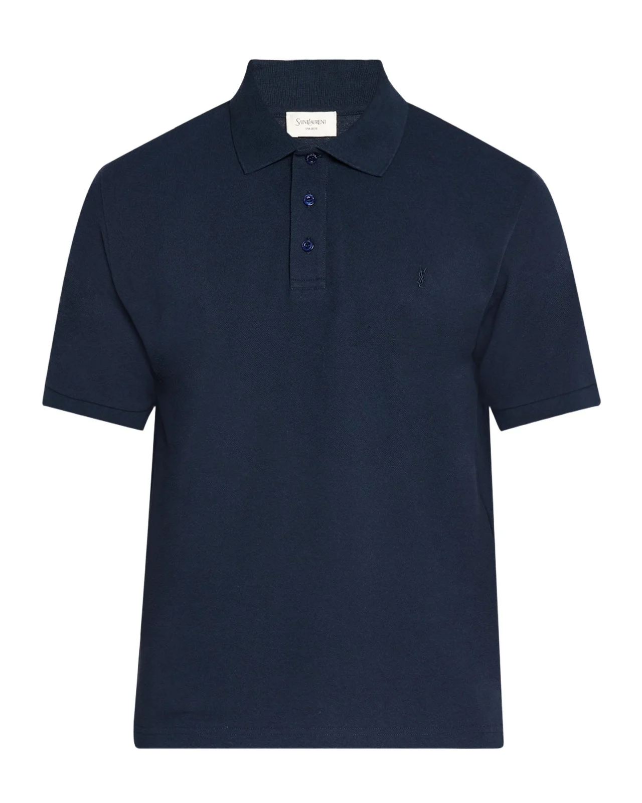 Saint Laurent Men's Pique Polo Shirt
