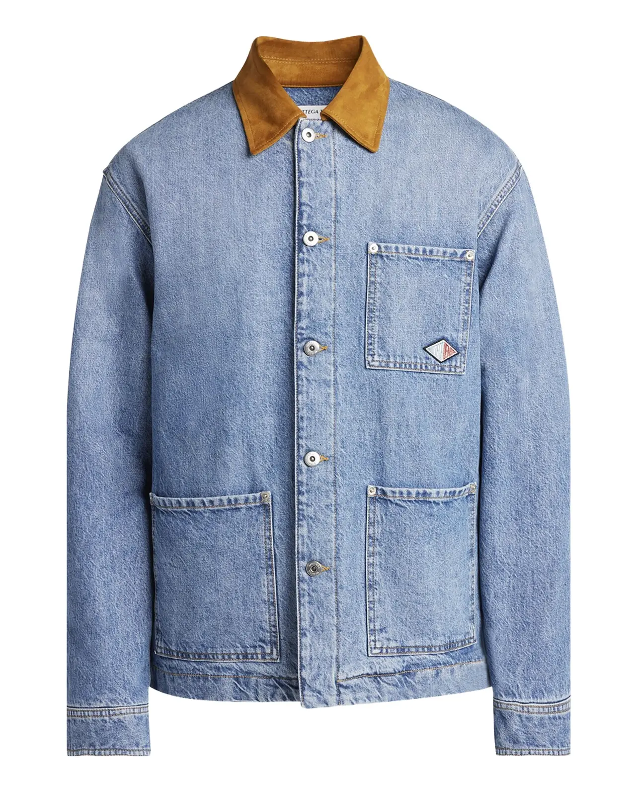 Men's Eco Wash Denim Blouson Jacket Men's Eco Wash Denim Blouson Jacket