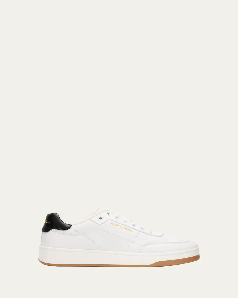 Saint Laurent Men's SL/61 Leather Low-Top Sneakers | Thumbnail 7