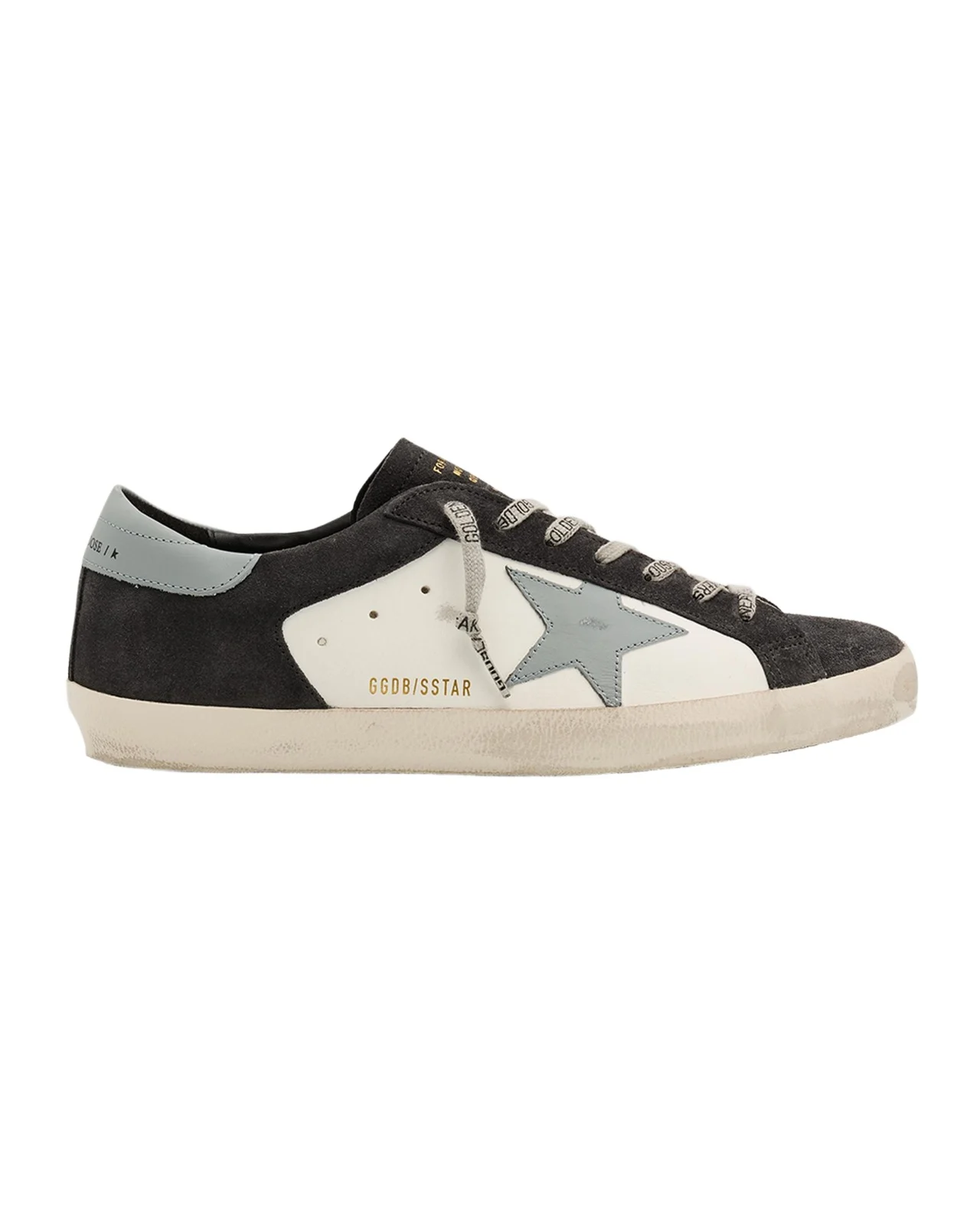 Men's Super-Star Leather and Suede Low-Top Sneakers