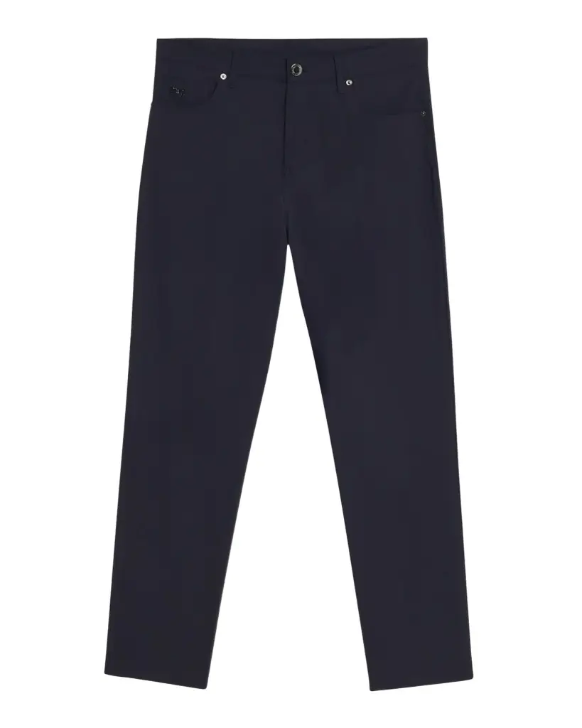 Emporio Armani Men's Stretch Five-Pocket Pants | Image 1 Emporio Armani Men's Stretch Five-Pocket Pants | Image 1