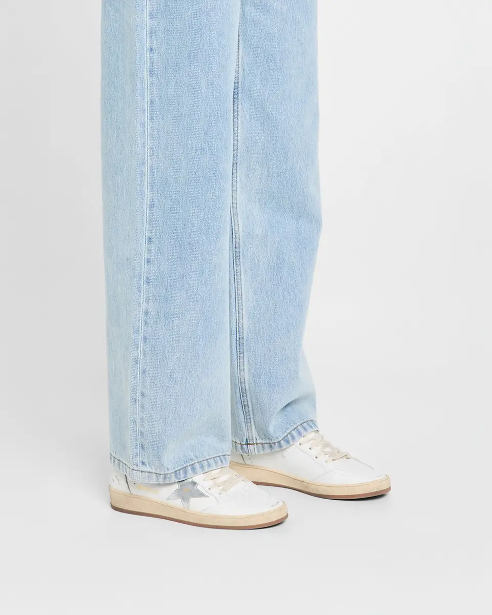 Golden Goose Ball Star Mixed Leather Low-Top Sneakers | Thumbnail 2 Golden Goose Ball Star Mixed Leather Low-Top Sneakers | Thumbnail 2