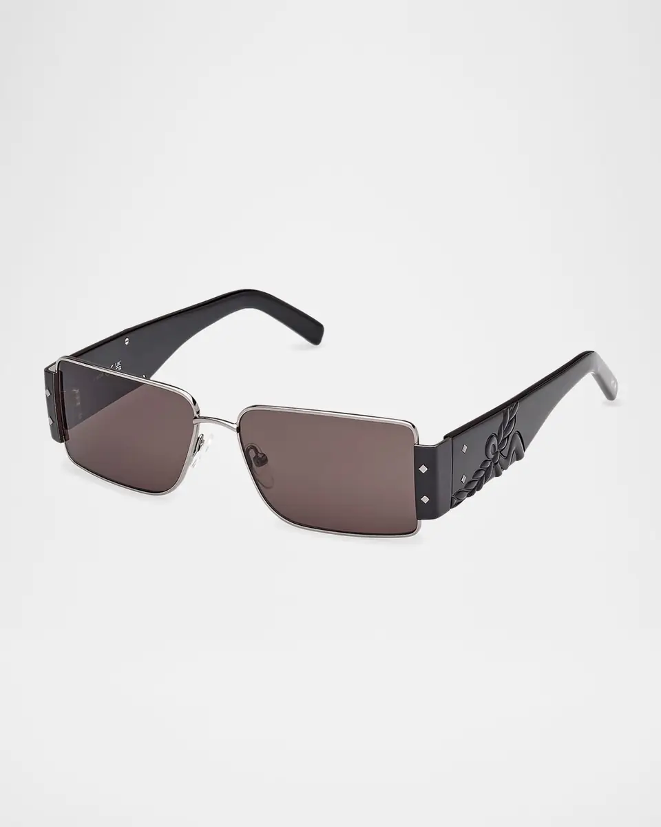MCM Men's MW0012M Metal Rectangle Sunglasses | Thumbnail 3 MCM Men's MW0012M Metal Rectangle Sunglasses | Thumbnail 3