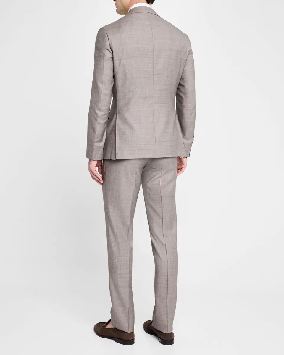 Canali Men's Textured Solid Suit | Thumbnail 2 Canali Men's Textured Solid Suit | Thumbnail 2