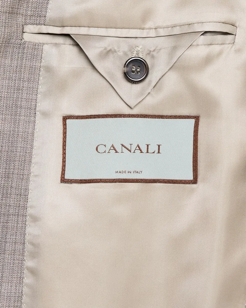 Canali Men's Textured Solid Suit | Thumbnail 6 Canali Men's Textured Solid Suit | Thumbnail 6