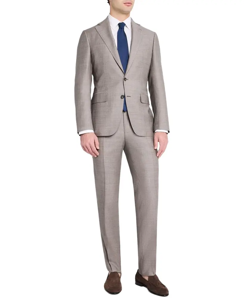 Canali Men 's Textured Solid Suit | Image 1 Canali Men 's Textured Solid Suit | Image 1