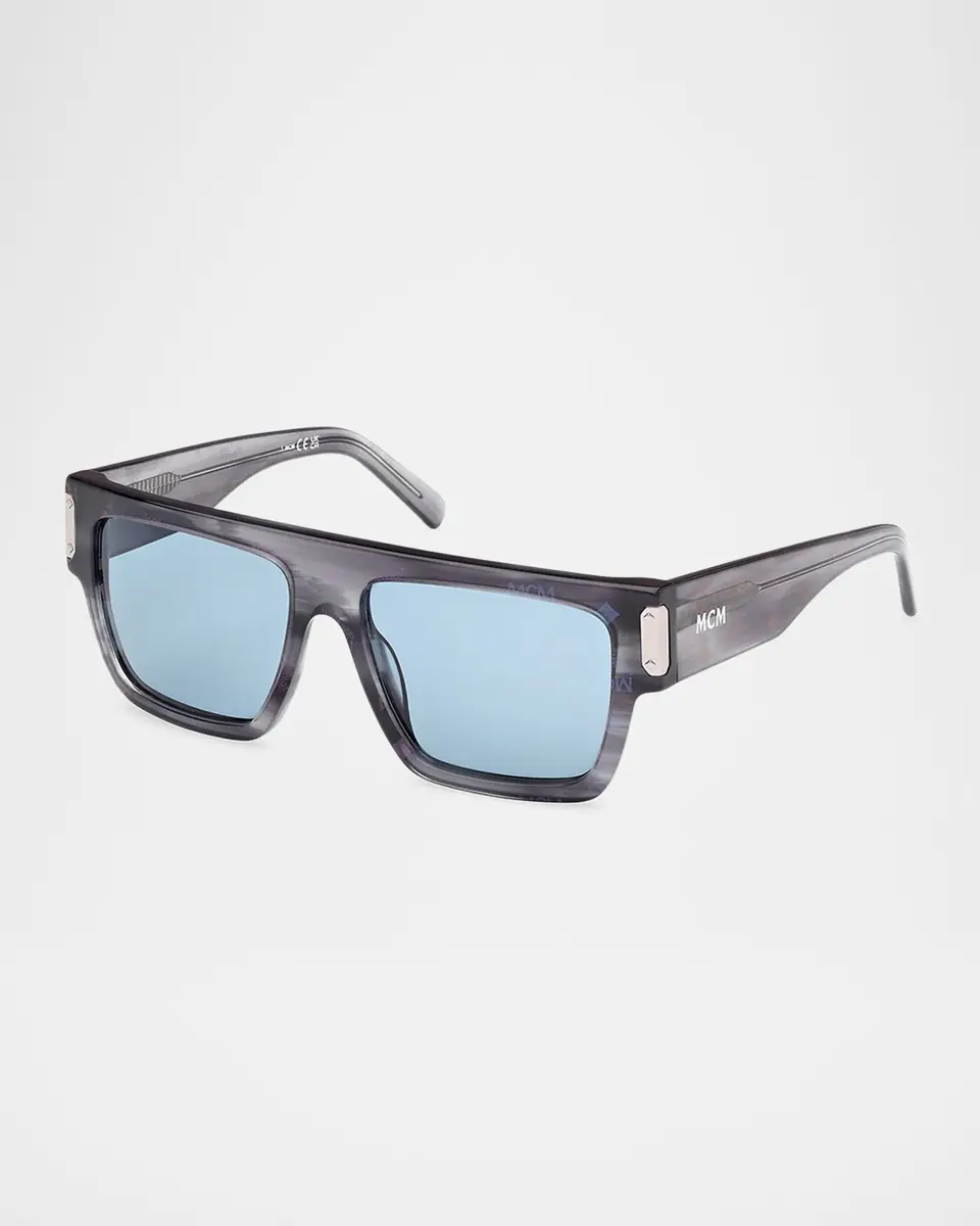 MCM Men's MW0011M Acetate Rectangle Sunglasses | Thumbnail 3 MCM Men's MW0011M Acetate Rectangle Sunglasses | Thumbnail 3