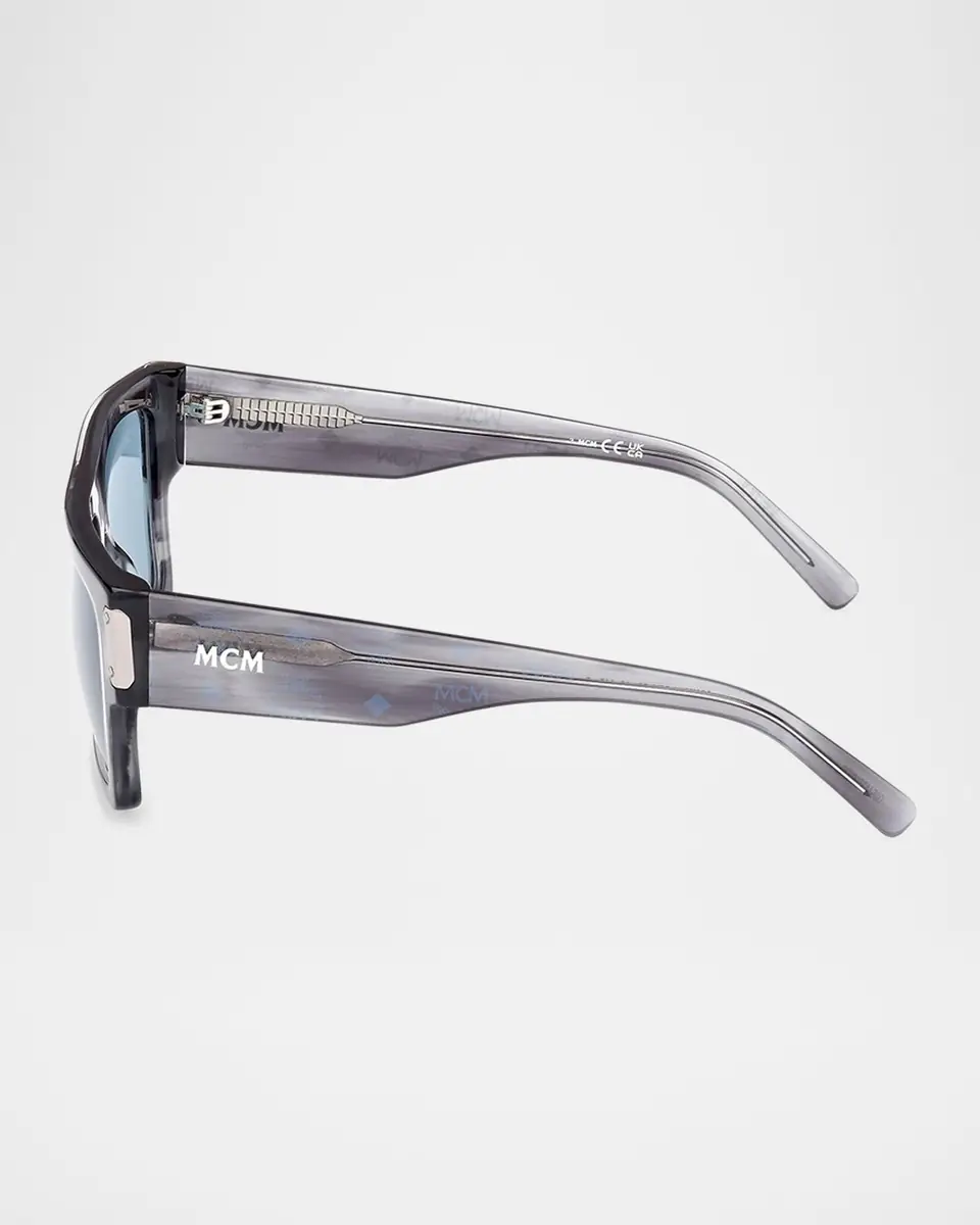 MCM Men's MW0011M Acetate Rectangle Sunglasses | Thumbnail 4 MCM Men's MW0011M Acetate Rectangle Sunglasses | Thumbnail 4
