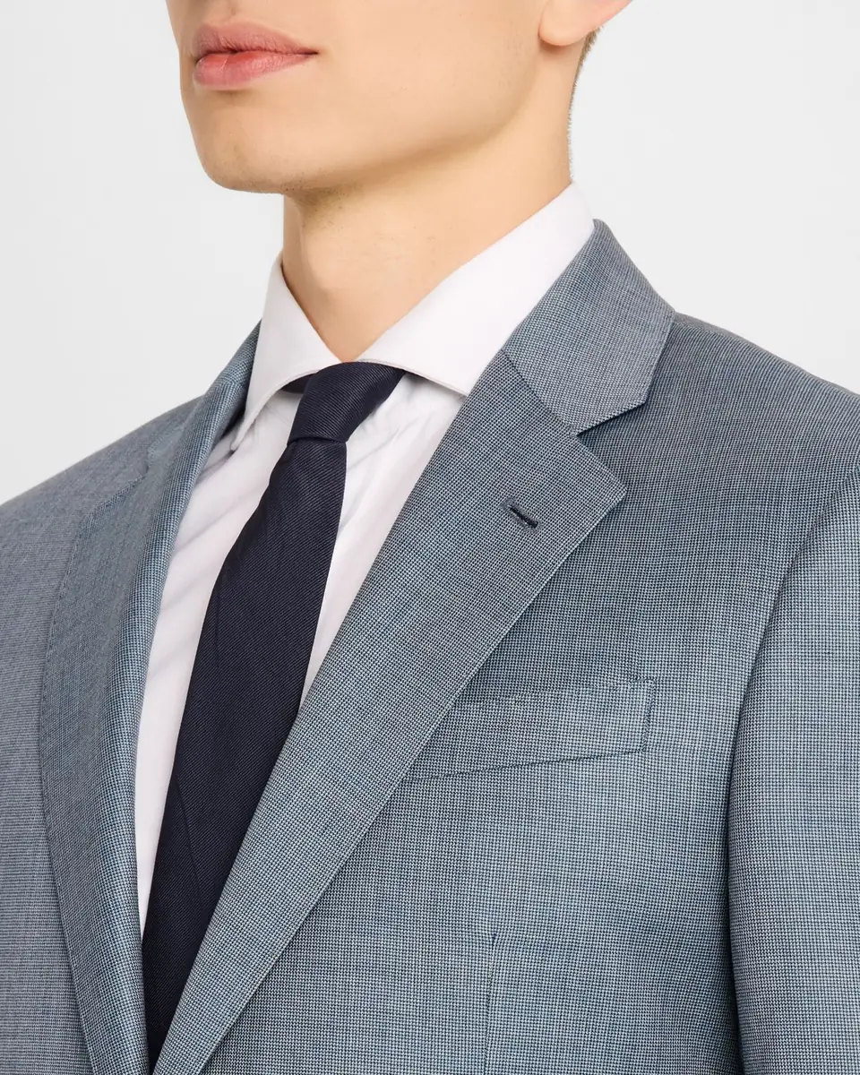 Emporio Armani Men's Wool-Viscose Micro-Dot Suit | Thumbnail 2 Emporio Armani Men's Wool-Viscose Micro-Dot Suit | Thumbnail 2