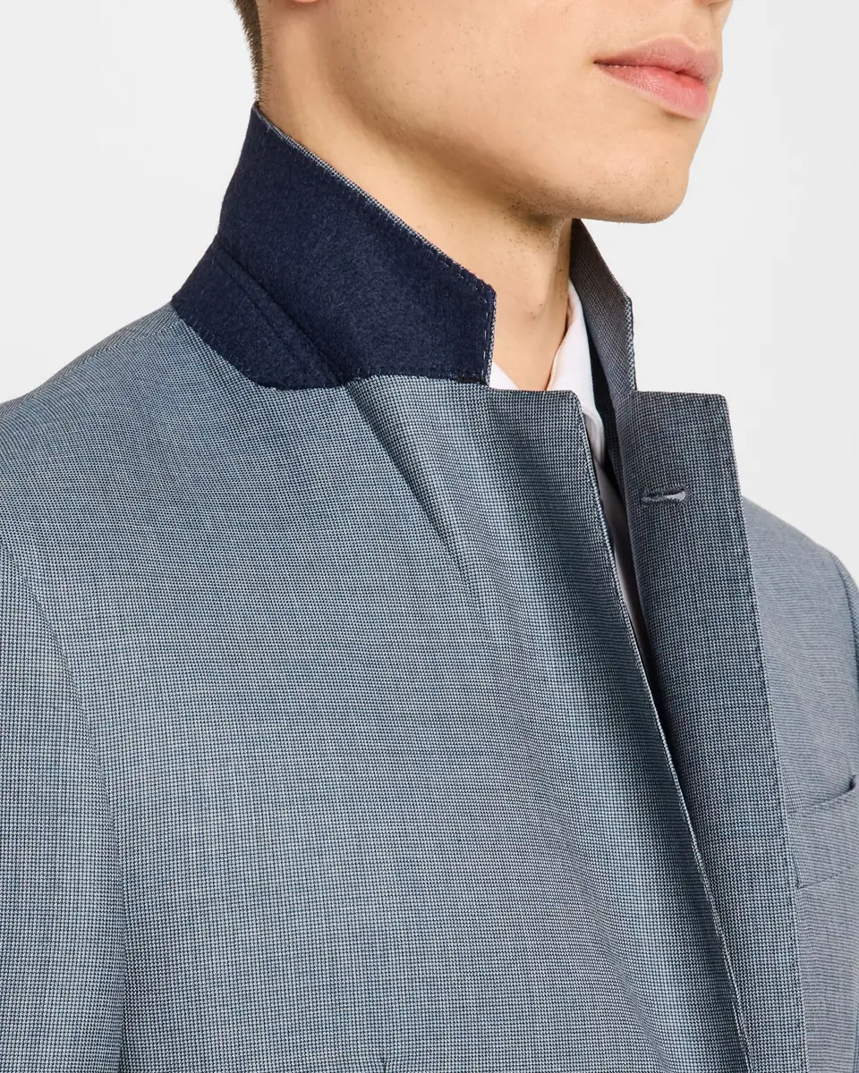 Emporio Armani Men's Wool-Viscose Micro-Dot Suit | Thumbnail 8 Emporio Armani Men's Wool-Viscose Micro-Dot Suit | Thumbnail 8