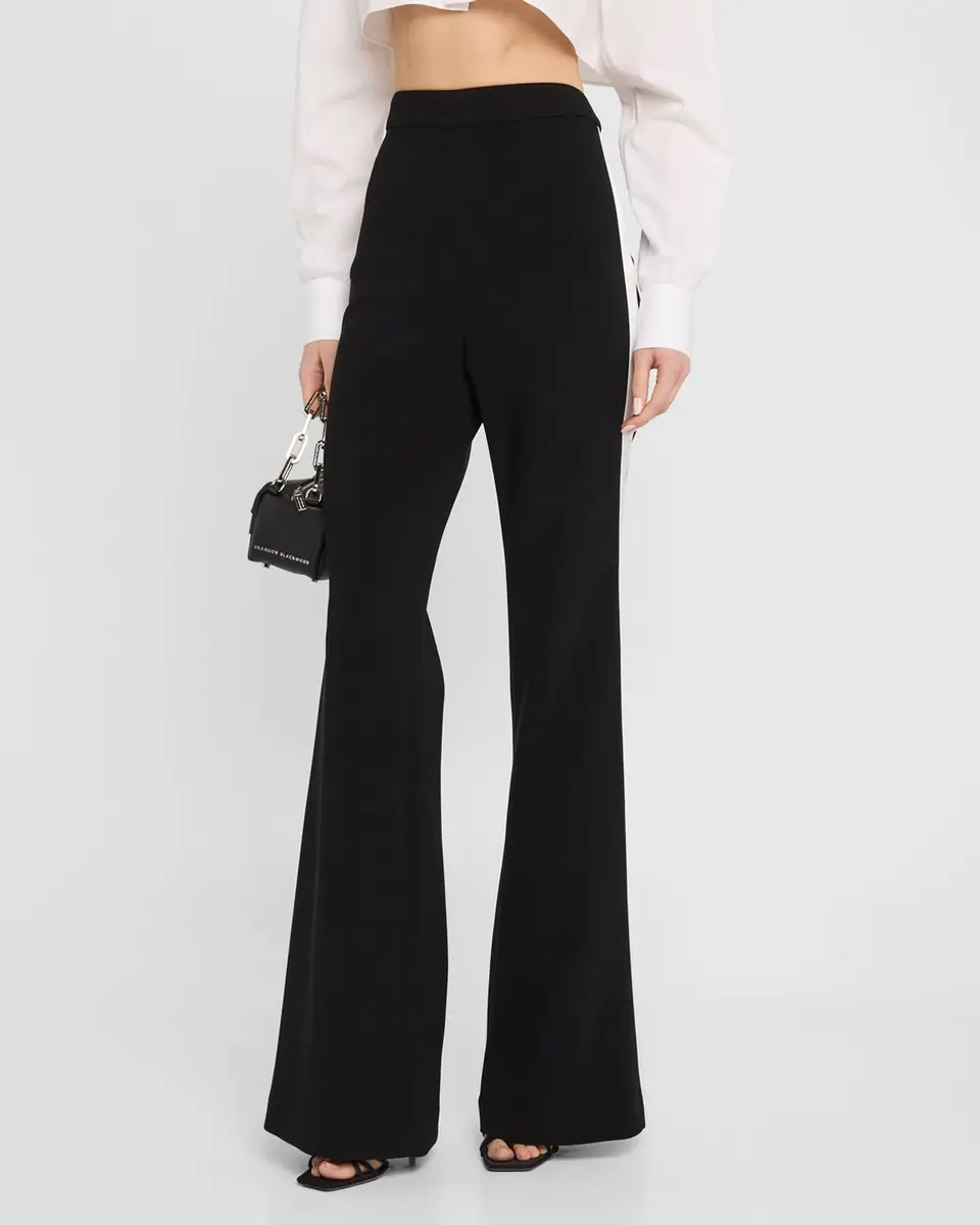 Sergio Hudson Bootleg Tuxedo Pants | Thumbnail 4