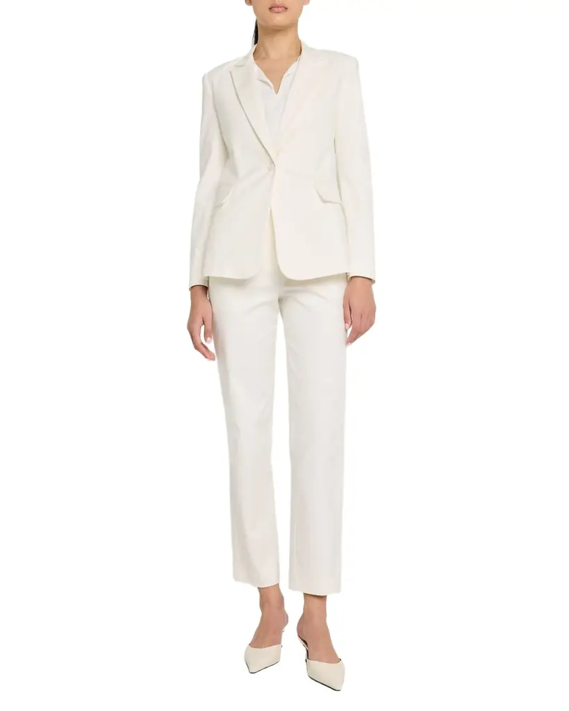 Emporio Armani Cotton One-Button Cutaway Blazer | Image 1 Emporio Armani Cotton One-Button Cutaway Blazer | Image 1