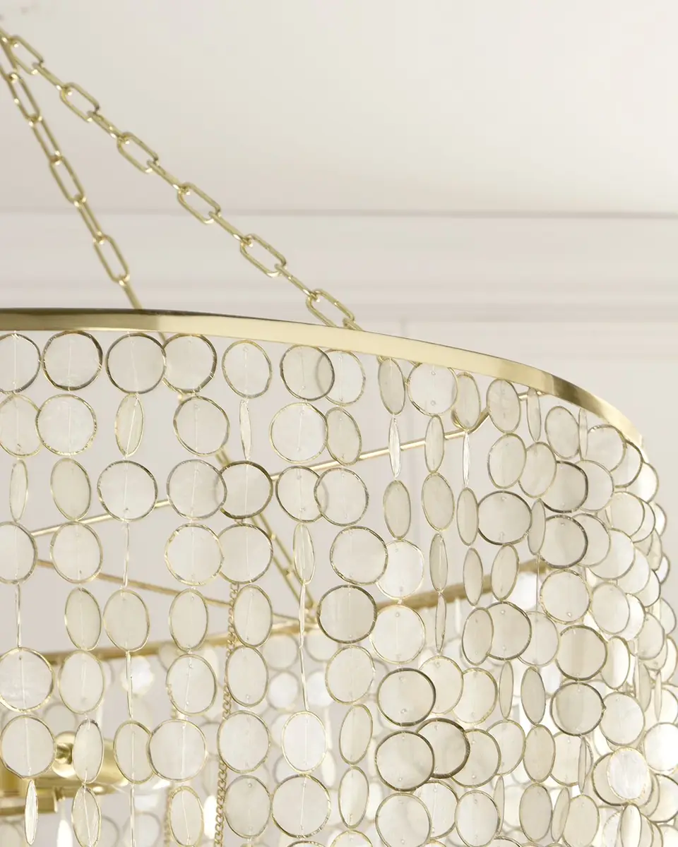 Exclusive Simone 39" 4-Light Chandelier | Thumbnail 3 Exclusive Simone 39" 4-Light Chandelier | Thumbnail 3