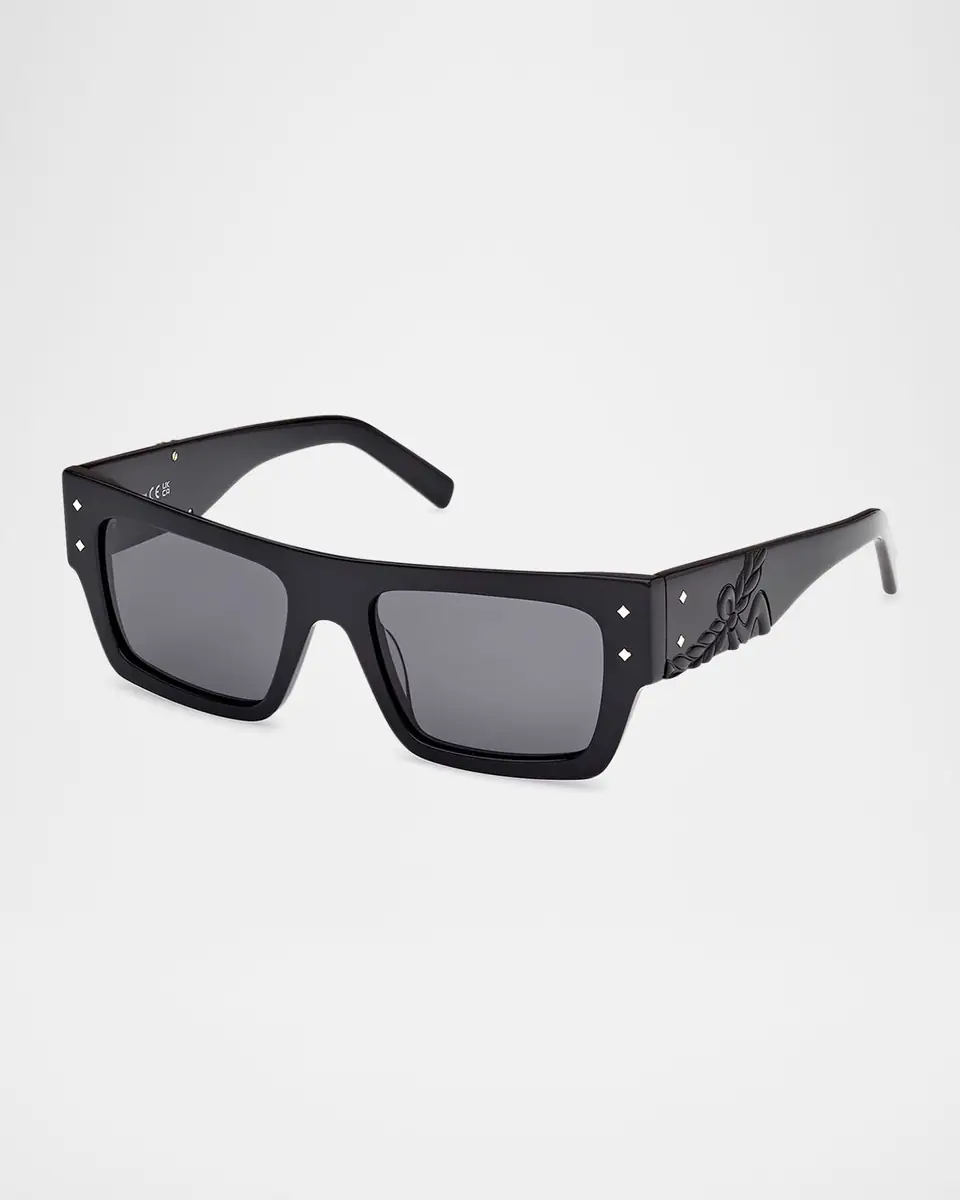 MCM Men's MW0014M Acetate Rectangle Sunglasses | Thumbnail 2 MCM Men's MW0014M Acetate Rectangle Sunglasses | Thumbnail 2