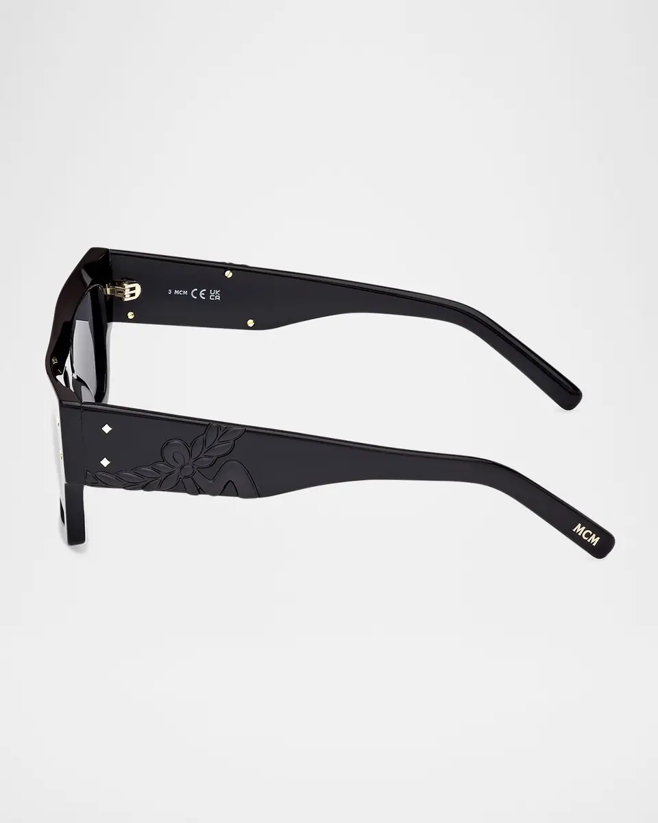 MCM Men's MW0014M Acetate Rectangle Sunglasses | Thumbnail 3 MCM Men's MW0014M Acetate Rectangle Sunglasses | Thumbnail 3