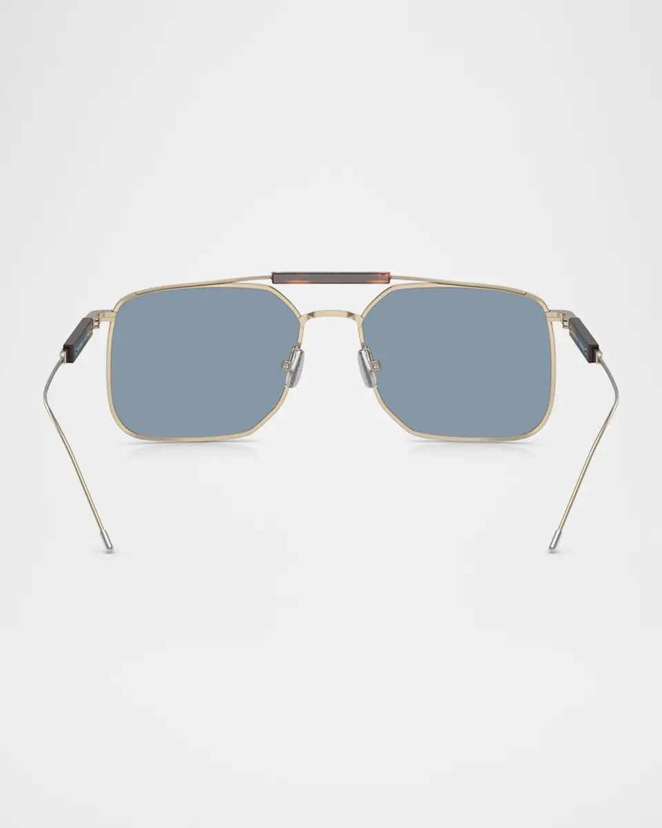 Brunello Cucinelli Men's BC2005ST Square Sunglasses | Thumbnail 3 Brunello Cucinelli Men's BC2005ST Square Sunglasses | Thumbnail 3