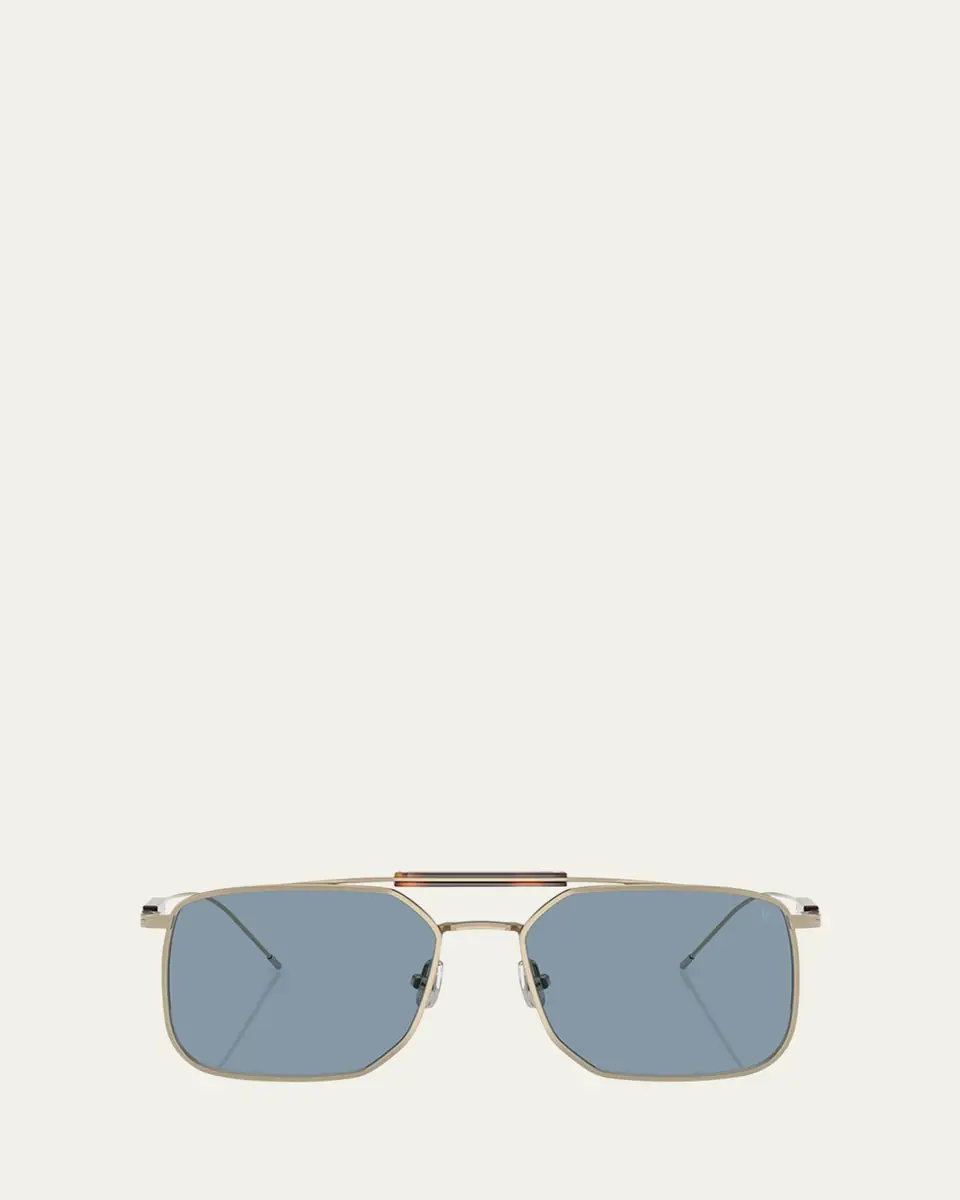 Brunello Cucinelli Men's BC2005ST Square Sunglasses | Thumbnail 4 Brunello Cucinelli Men's BC2005ST Square Sunglasses | Thumbnail 4