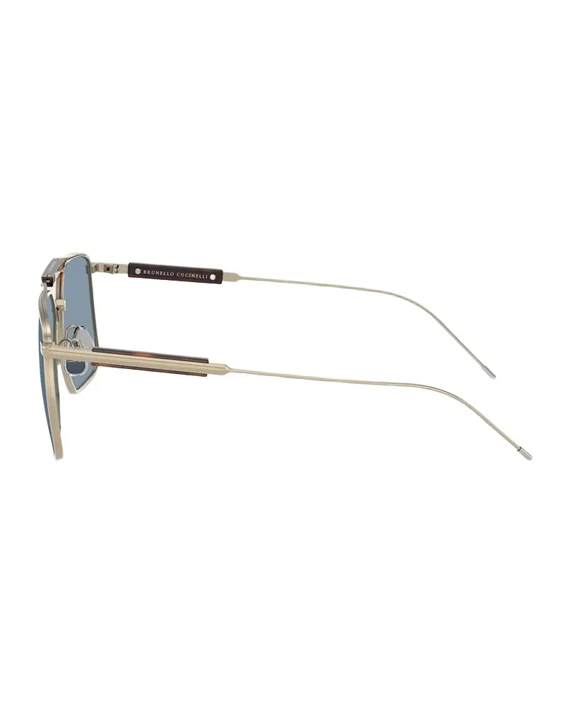 Brunello Cucinelli Men's BC2005ST Square Sunglasses | Image 1 Brunello Cucinelli Men's BC2005ST Square Sunglasses | Image 1