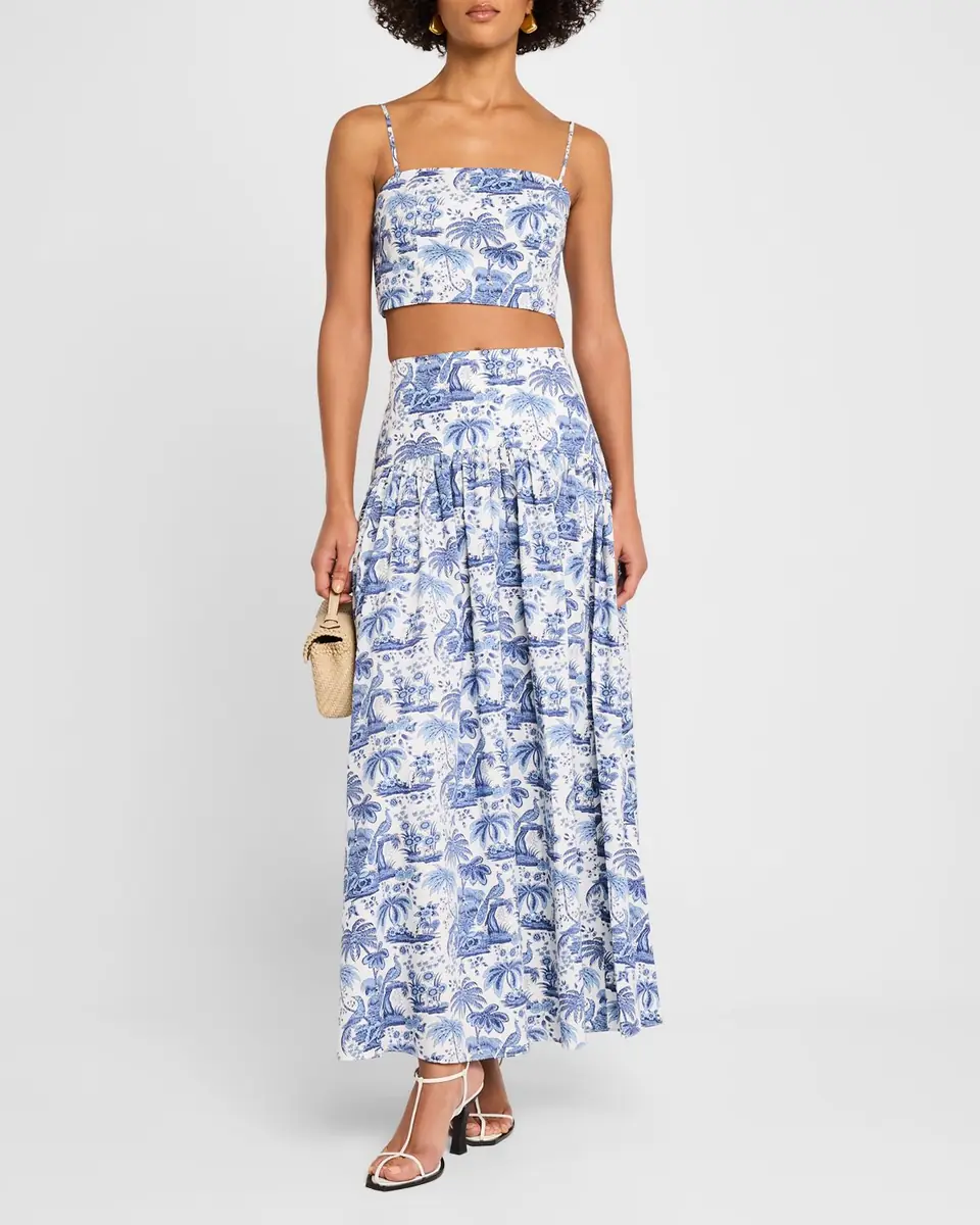 Staud Federico Cropped Tank Top | Thumbnail 2 Staud Federico Cropped Tank Top | Thumbnail 2