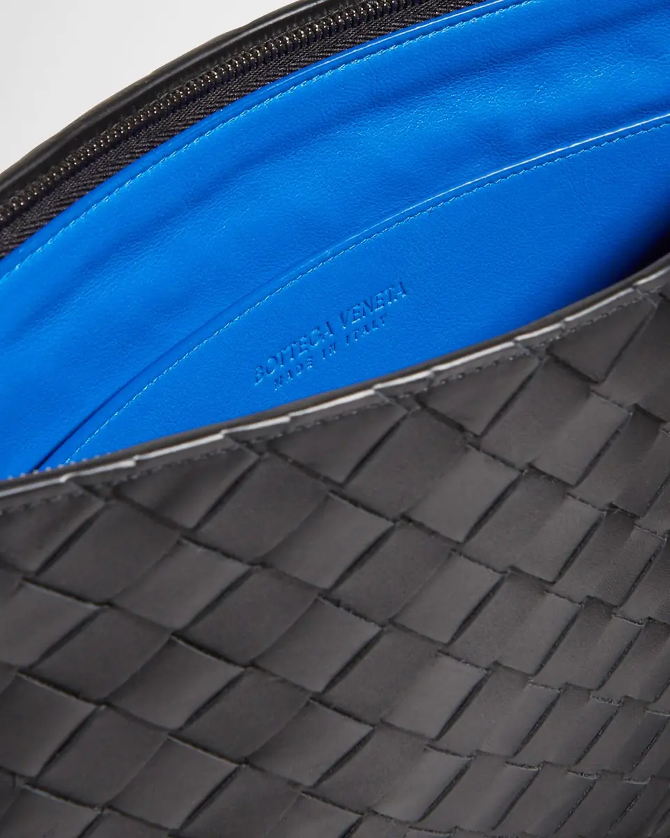 Bottega Veneta Men's Intrecciato Leather Wallet | Thumbnail 3