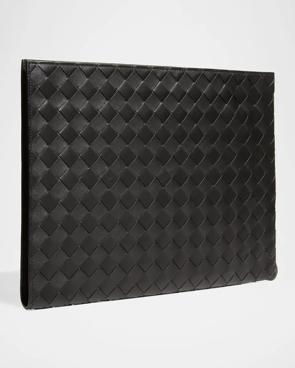 Bottega Veneta Men's Intrecciato Leather Wallet | Thumbnail 4