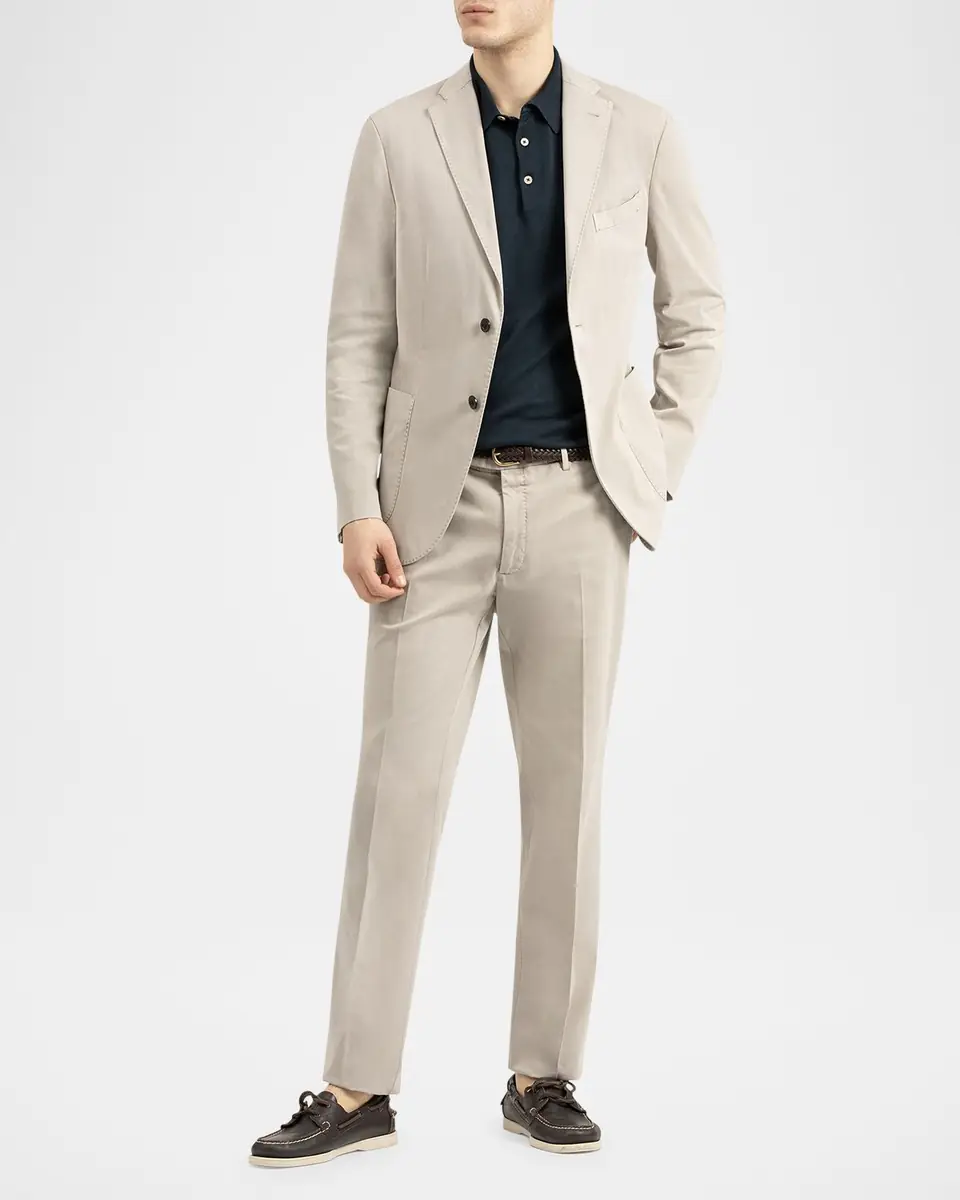 Boglioli Men's Garment-Dyed Solid Suit | Thumbnail 2 Boglioli Men's Garment-Dyed Solid Suit | Thumbnail 2