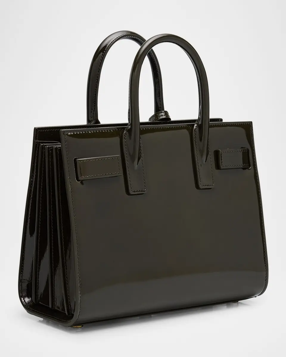 Saint Laurent Sac de Jour Nano Top-Handle Bag in Patent Leather | Thumbnail 2 Saint Laurent Sac de Jour Nano Top-Handle Bag in Patent Leather | Thumbnail 2