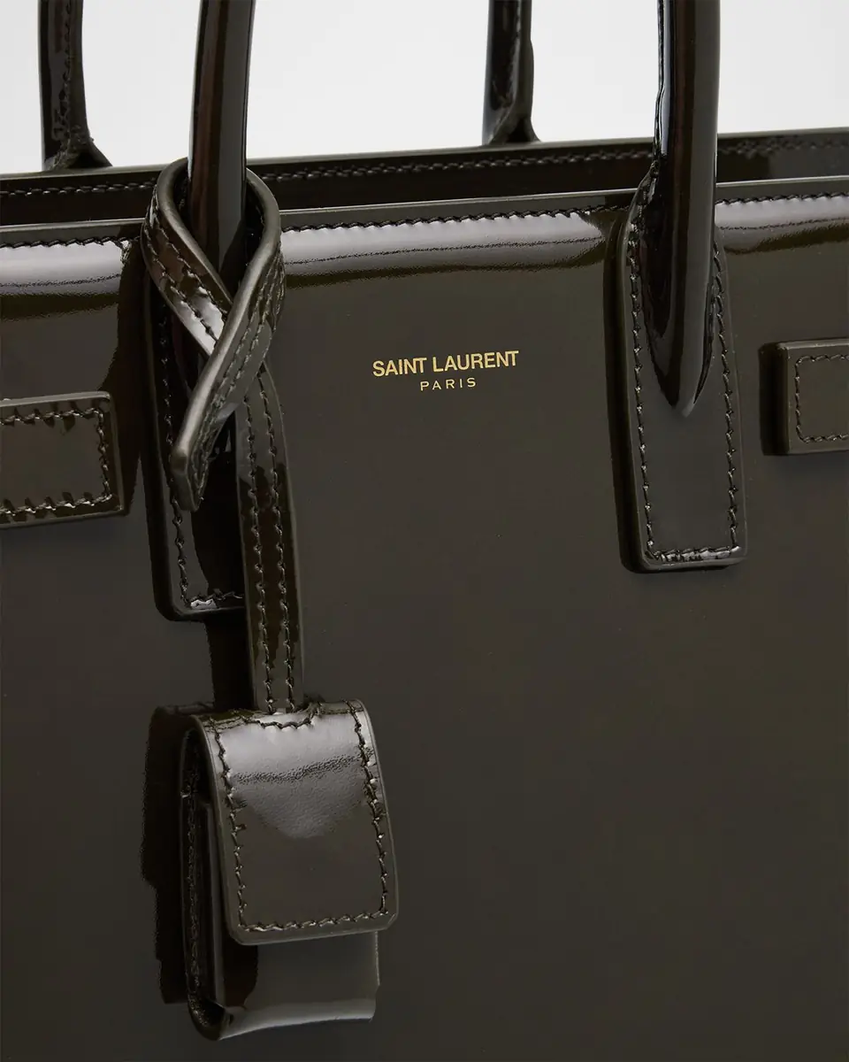 Saint Laurent Sac de Jour Nano Top-Handle Bag in Patent Leather | Thumbnail 5 Saint Laurent Sac de Jour Nano Top-Handle Bag in Patent Leather | Thumbnail 5