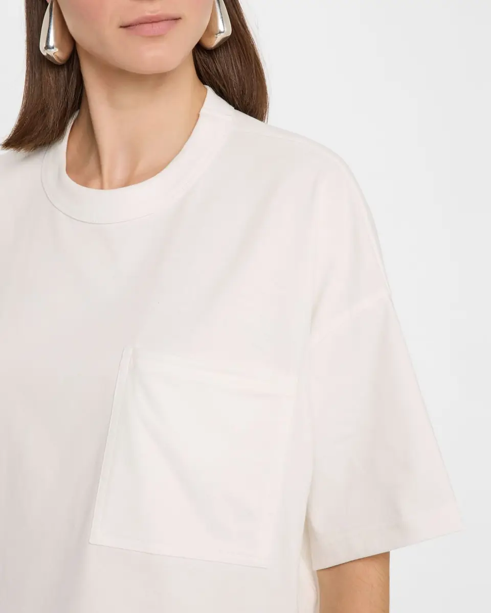 Bottega Veneta Heart Intrecciato Cropped Cotton Jersey T-Shirt | Thumbnail 5