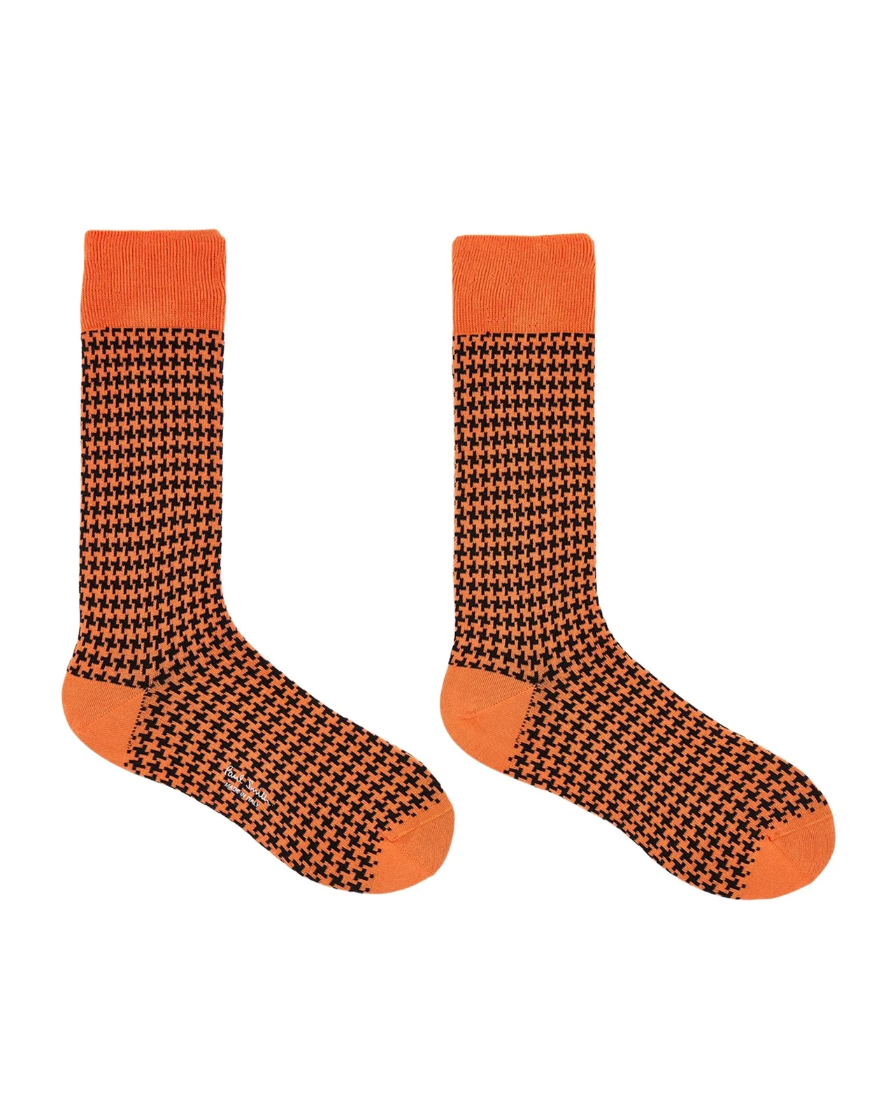 Paul Smith Men's James Houndstooth Gingham Crew Socks
