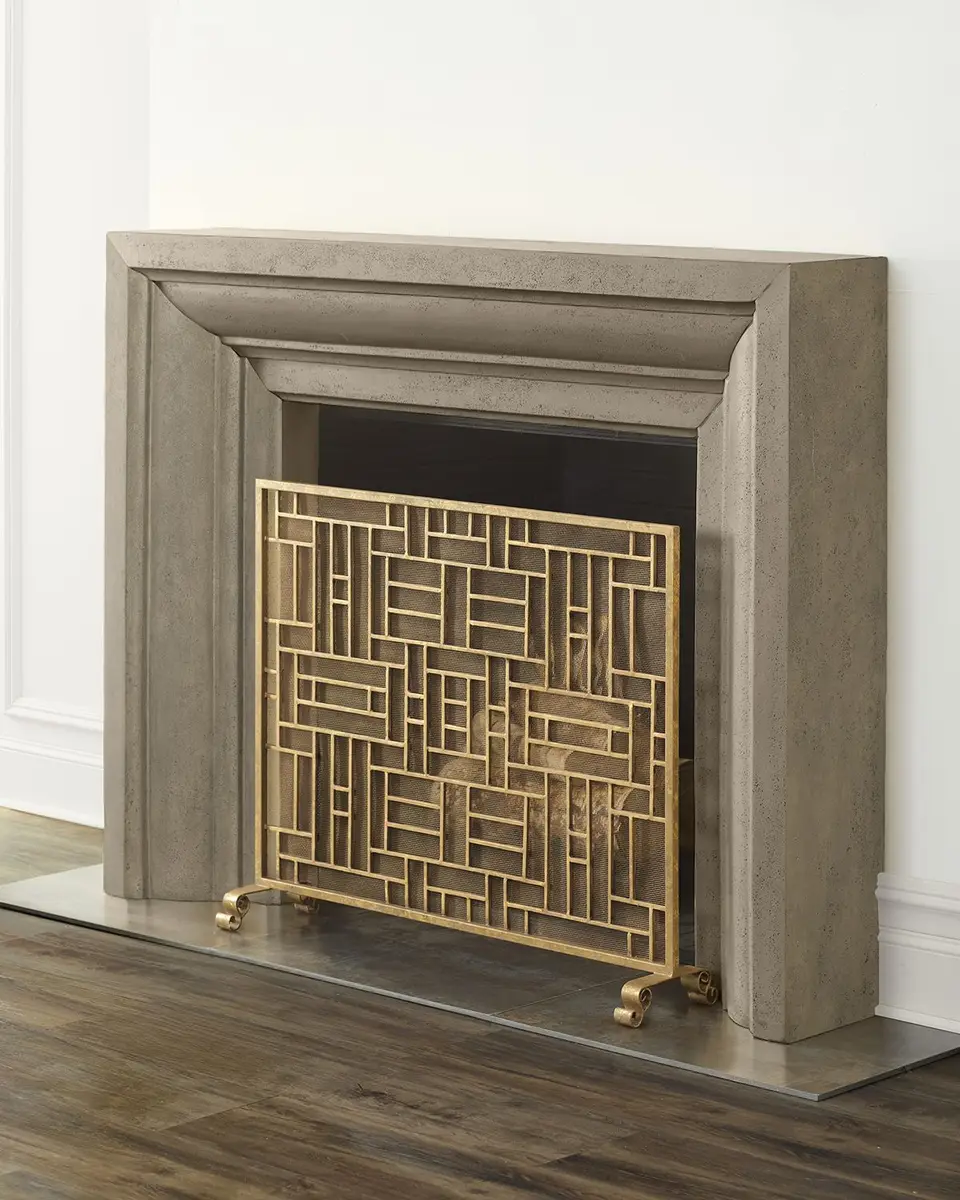 Neiman Marcus Sutton Indoor/Outdoor Fireplace Mantle | Image 1 Neiman Marcus Sutton Indoor/Outdoor Fireplace Mantle | Image 1
