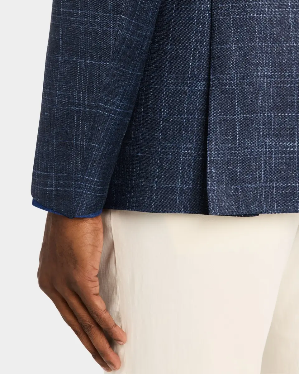 Canali Men's Tonal Plaid Sport Coat | Thumbnail 8