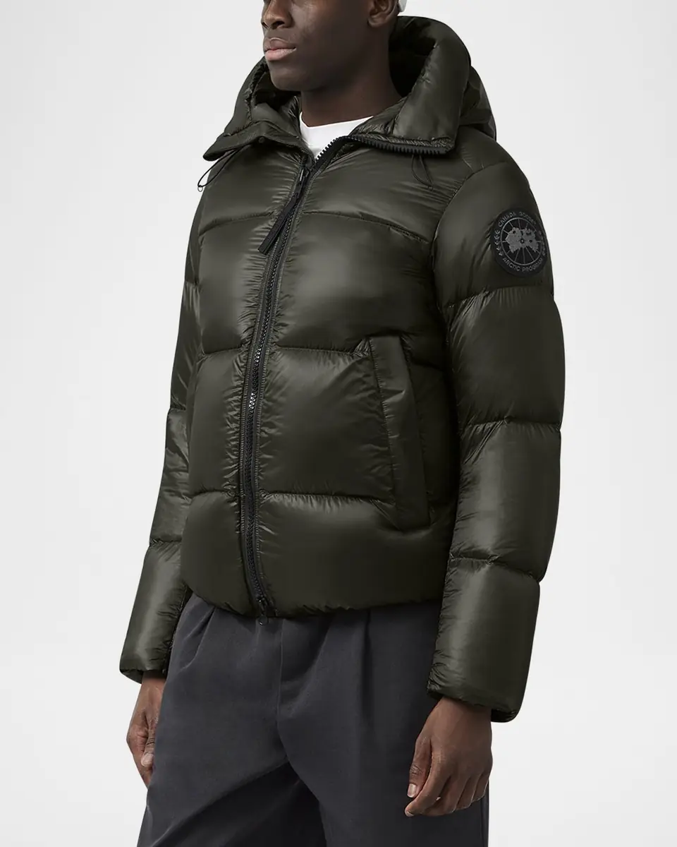 Canada Goose Men's Crofton Black Disc Puffer Jacket | Thumbnail 3