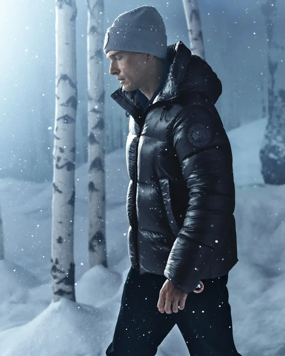 Canada Goose Men's Crofton Black Disc Puffer Jacket | Thumbnail 4