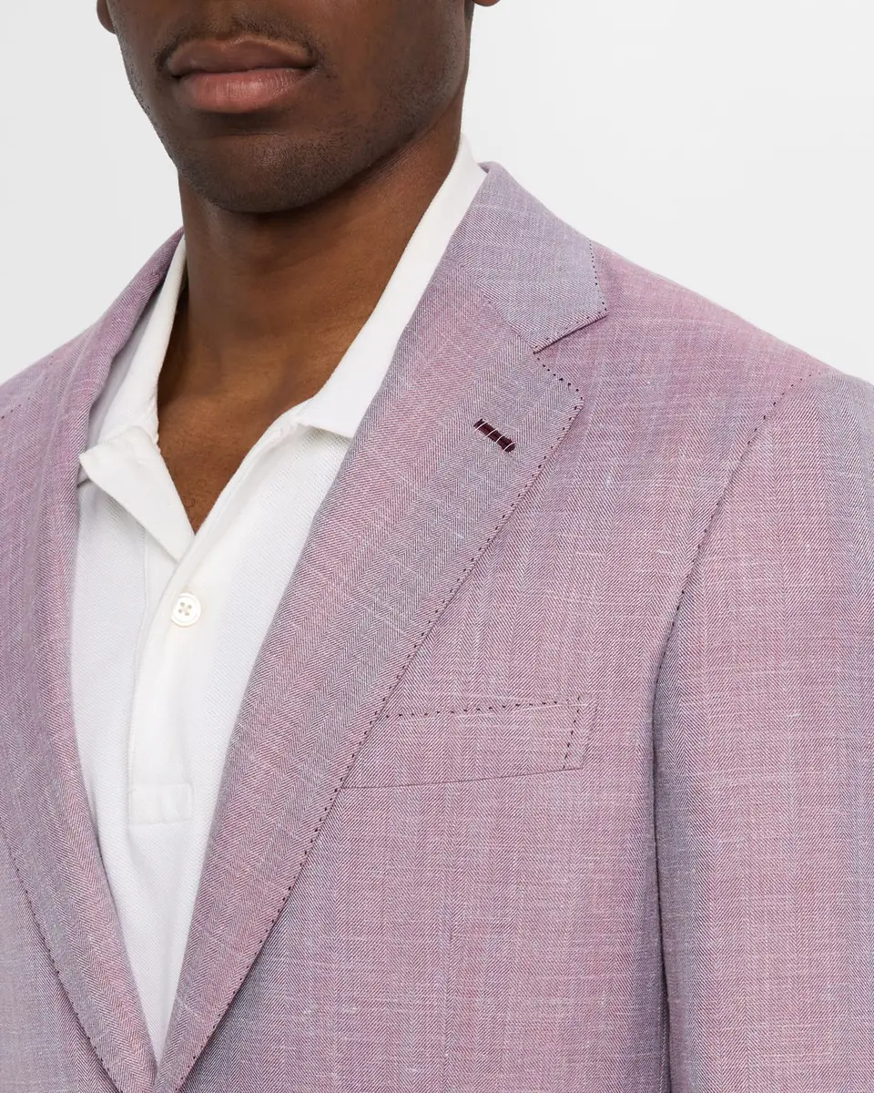 Brioni Men's Herringbone Blazer | Thumbnail 5