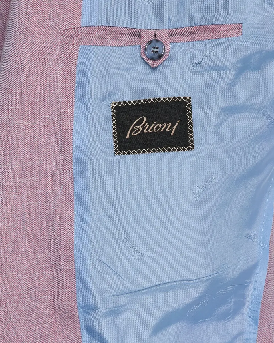 Brioni Men's Herringbone Blazer | Thumbnail 6