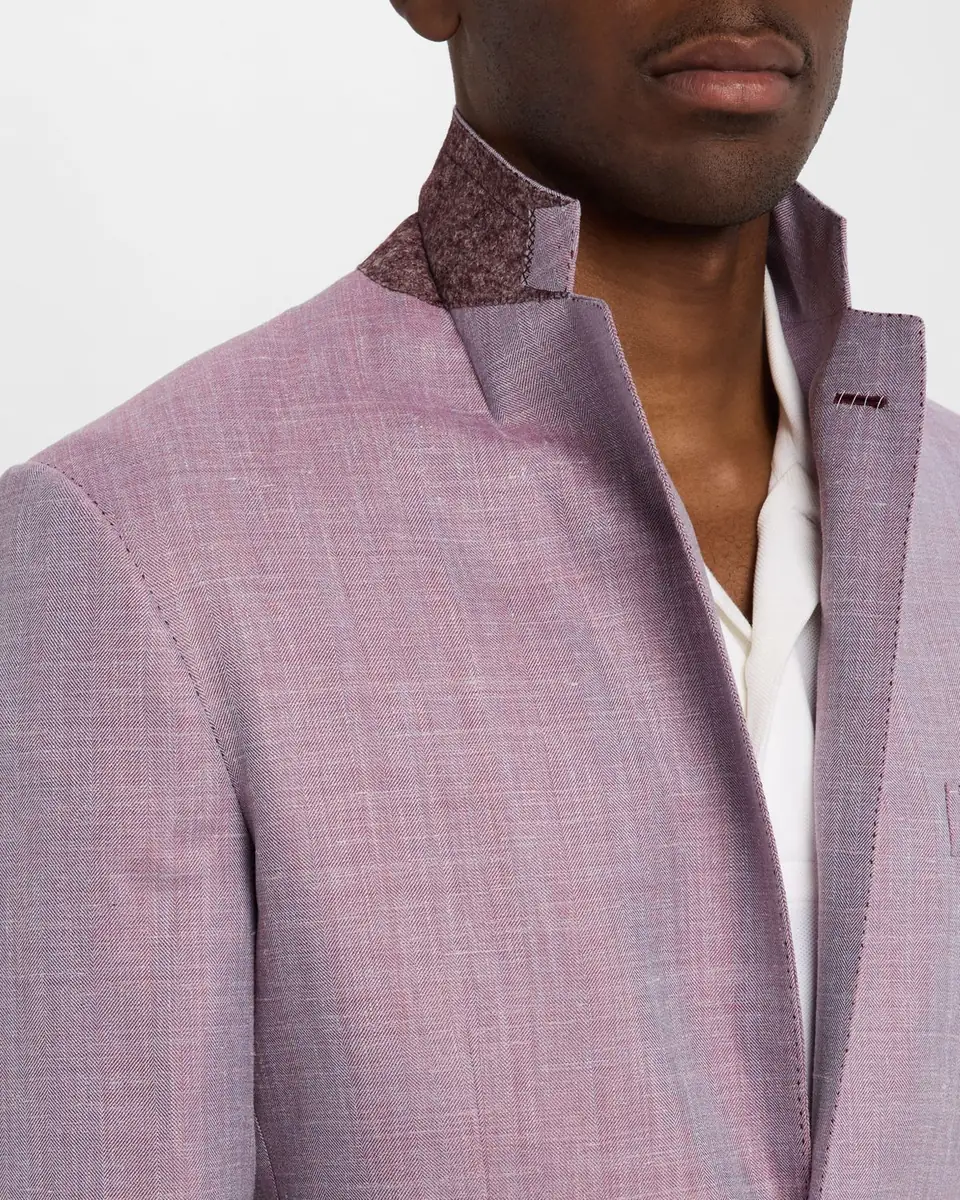 Brioni Men's Herringbone Blazer | Thumbnail 7