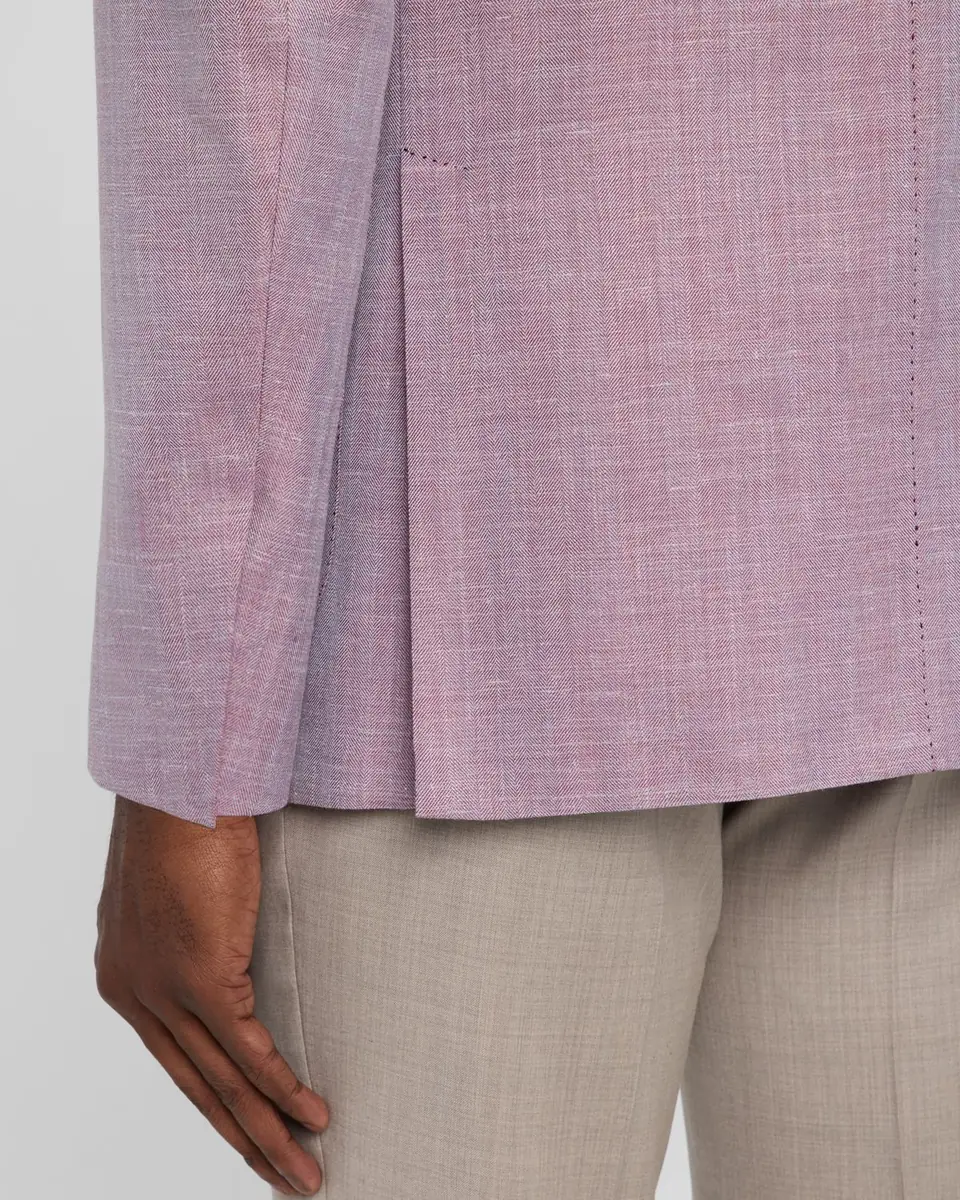 Brioni Men's Herringbone Blazer | Thumbnail 8