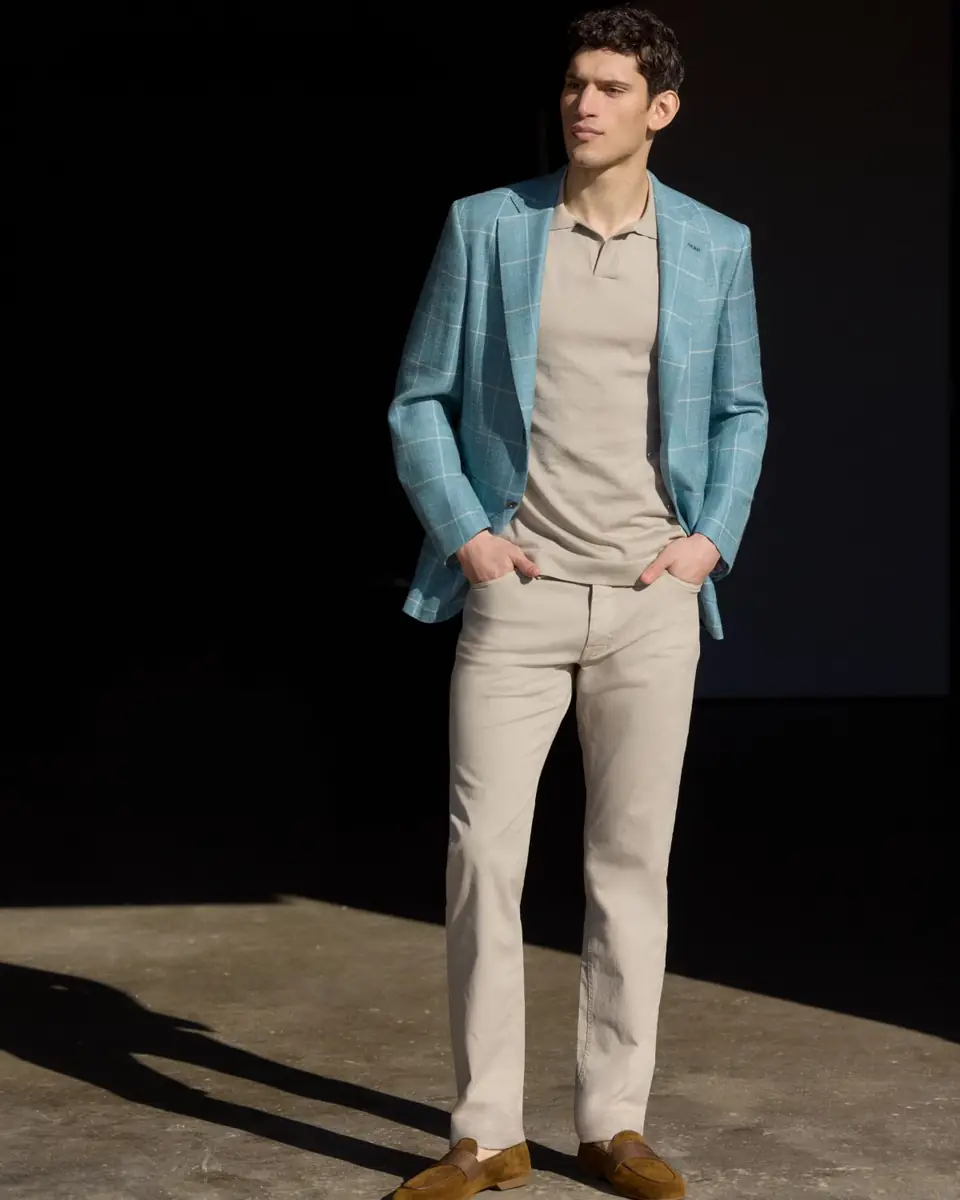 Brioni Men's Denim Five-Pocket Pants | Thumbnail 4