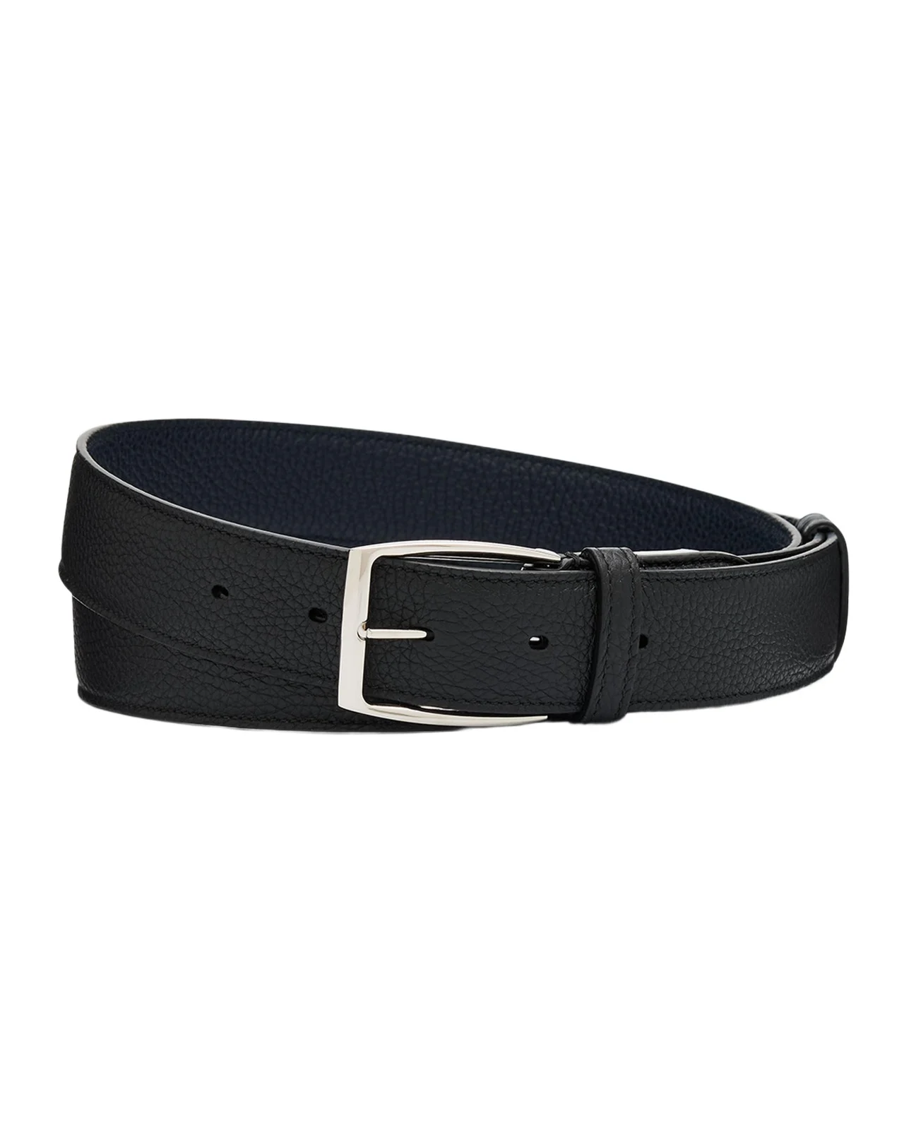 Men's Grained Leather Belt
