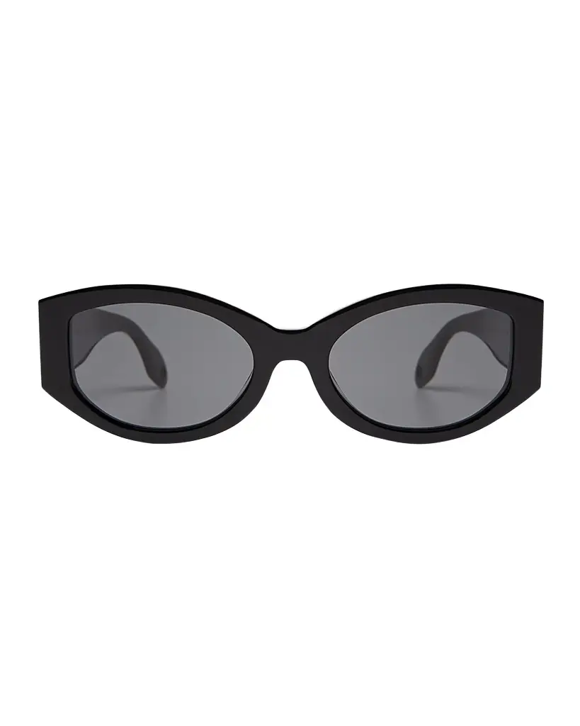 Elisa Johnson Jeannie Glossy Acetate Oval Sunglasses | Image 1 Elisa Johnson Jeannie Glossy Acetate Oval Sunglasses | Image 1